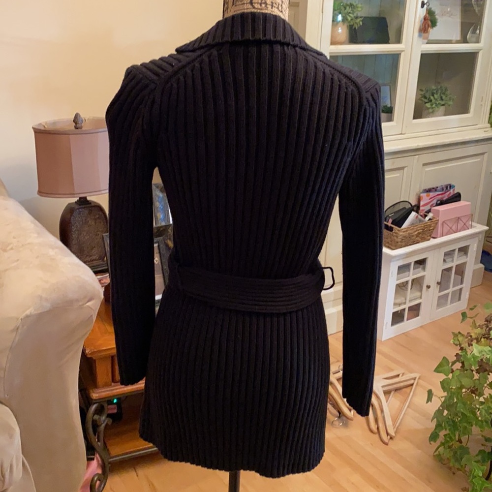 Express belted open cardigan - Picture 3 of 3